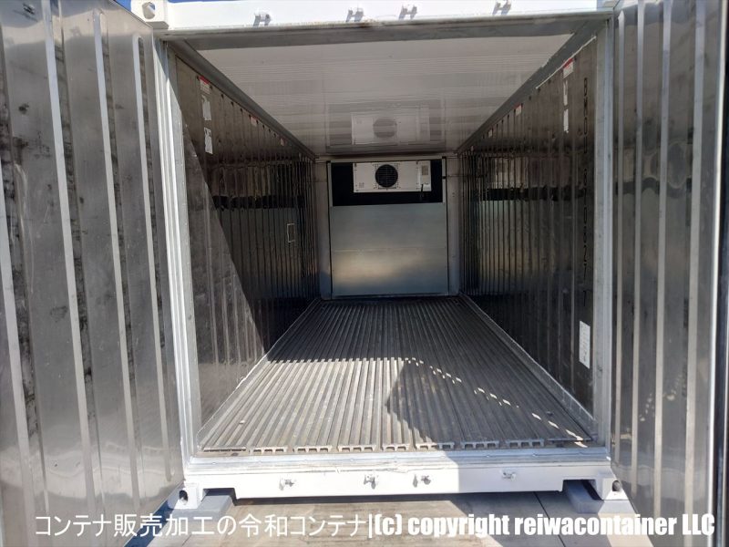 20ft冷蔵コンテナ庫内