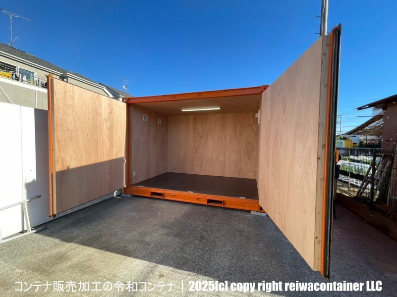 12ft防災コンテナ庫内画像
